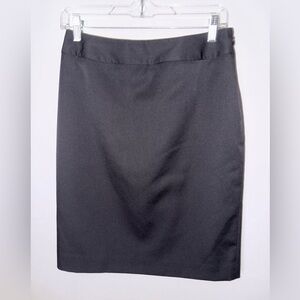 AK Anne Klein Classic Black Pencil Skirt Size 2